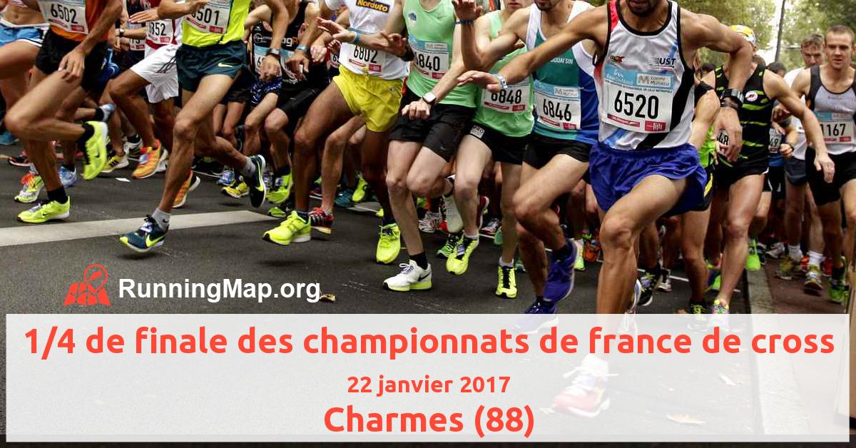 1/4 de finale des championnats de france de cross