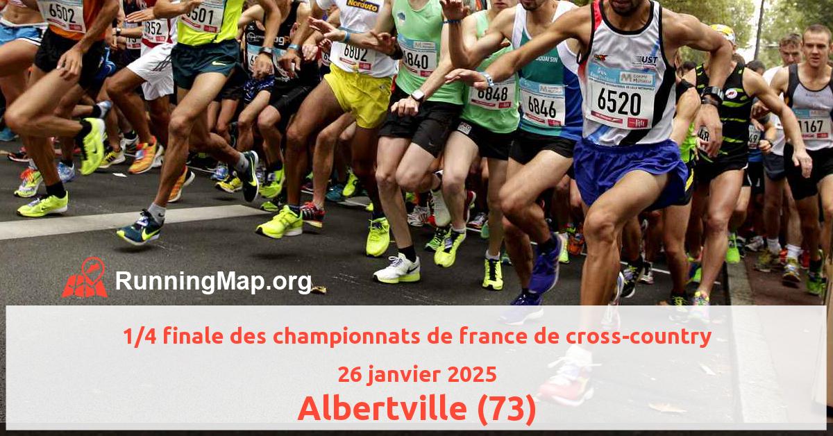 1/4 finale des championnats de france de cross-country