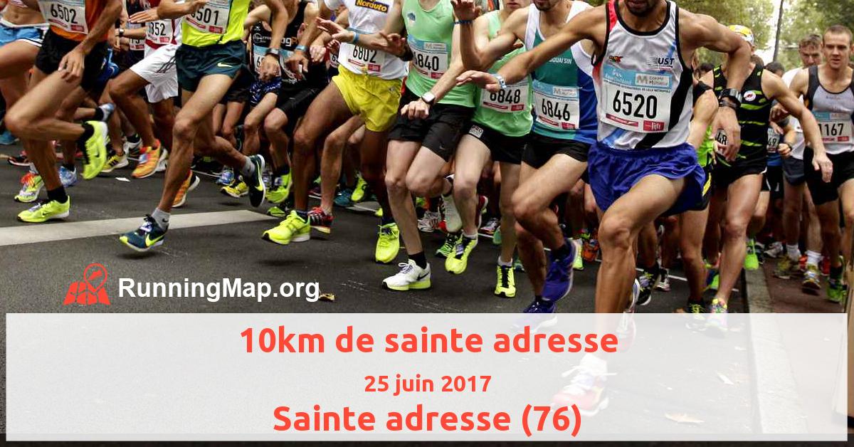 10km de sainte adresse