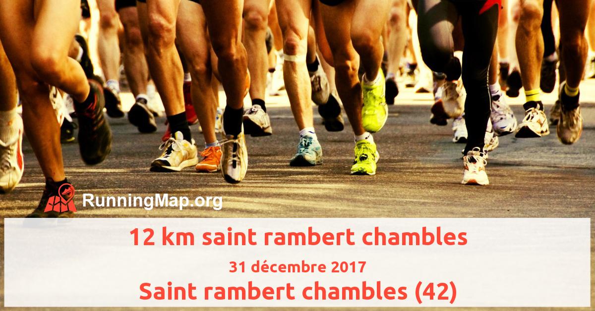 12 km saint rambert chambles