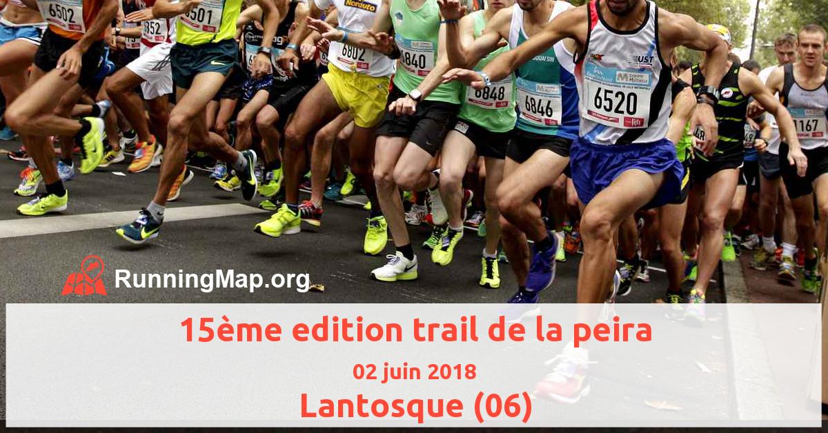 15ème edition trail de la peira