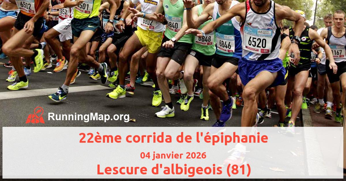 22ème corrida de l'épiphanie