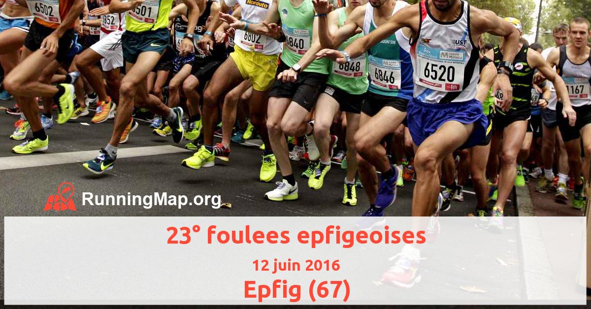 23° foulees epfigeoises