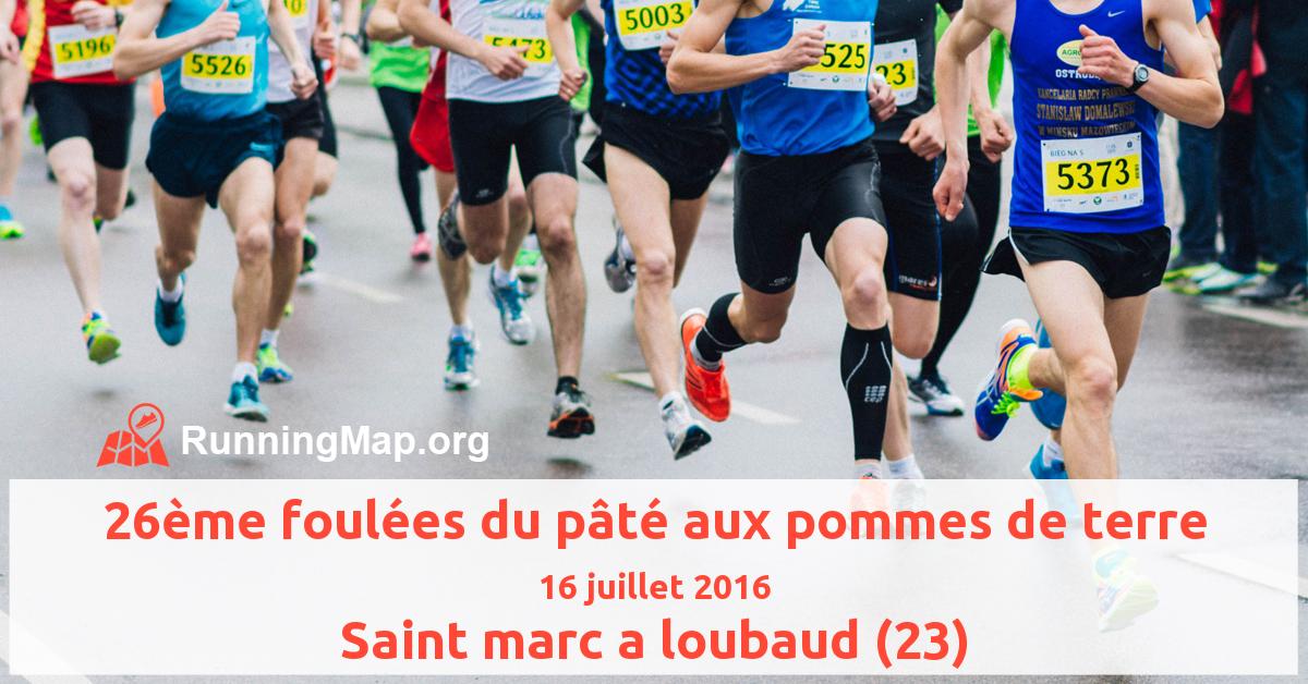 26ème foulées du pâté aux pommes de terre