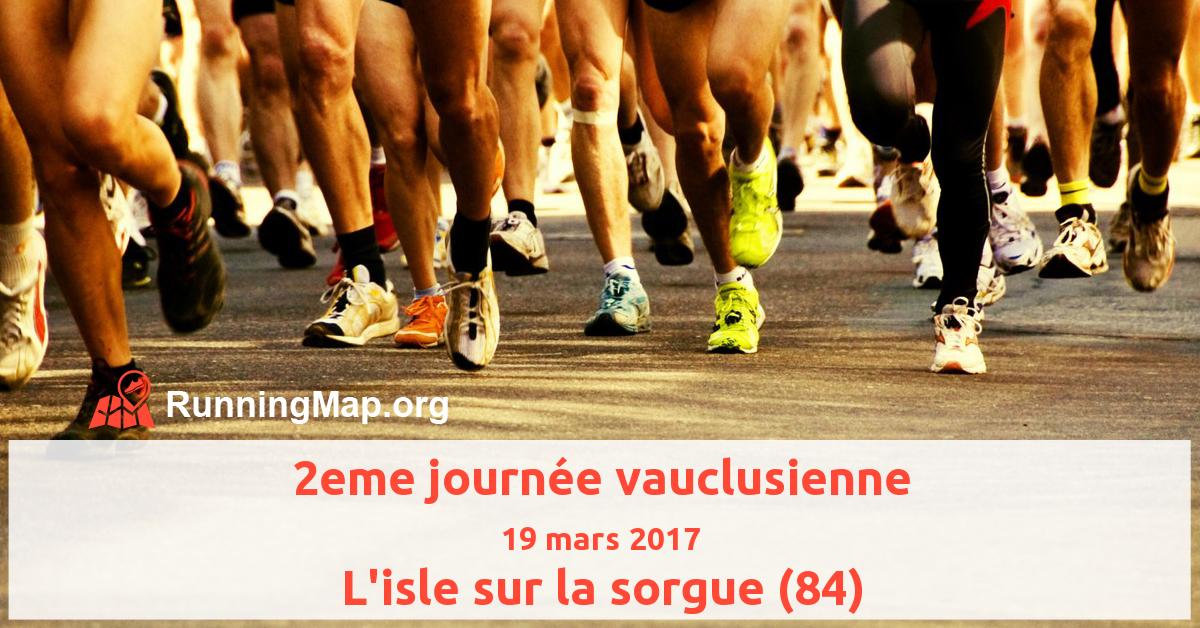 2eme journée vauclusienne