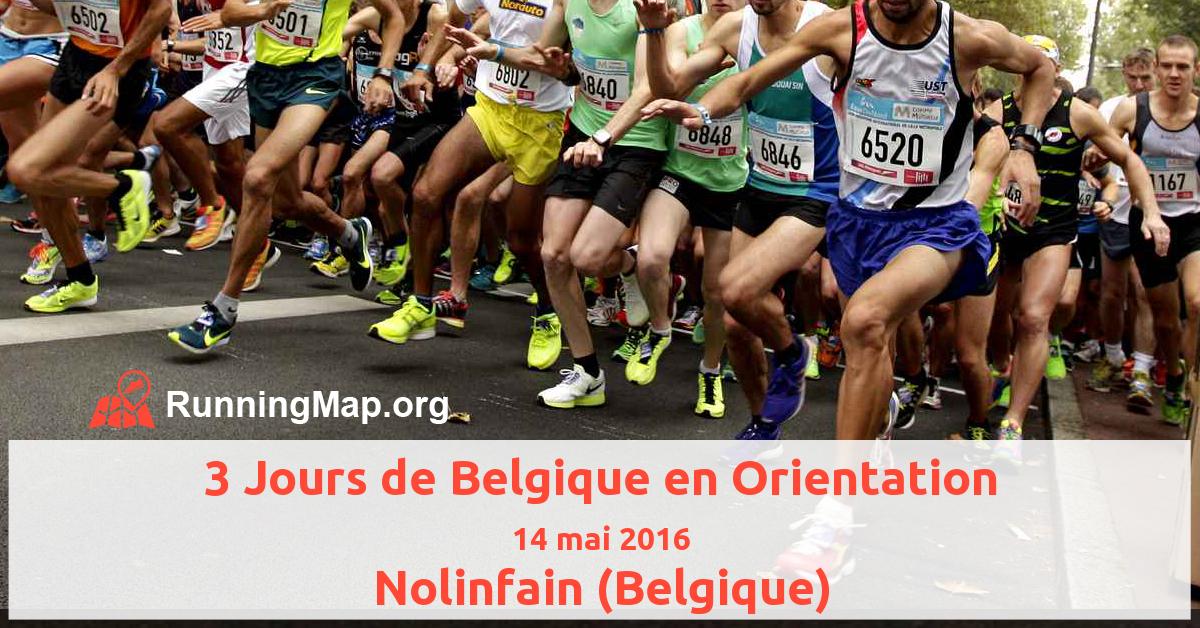 3 Jours de Belgique en Orientation