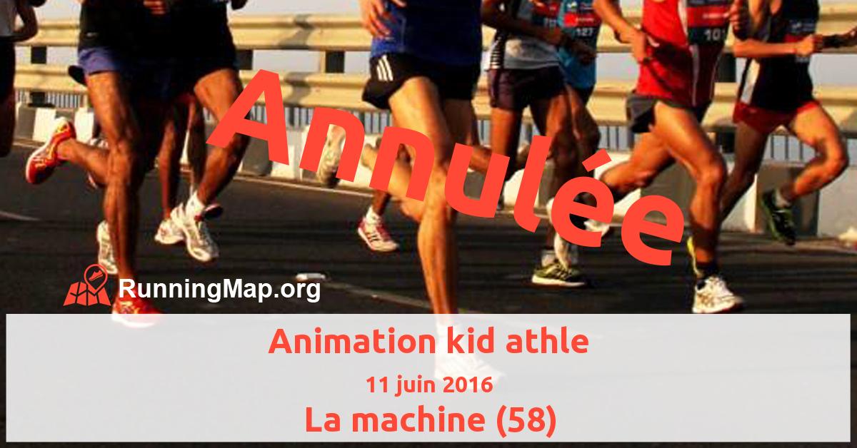 Animation kid athle