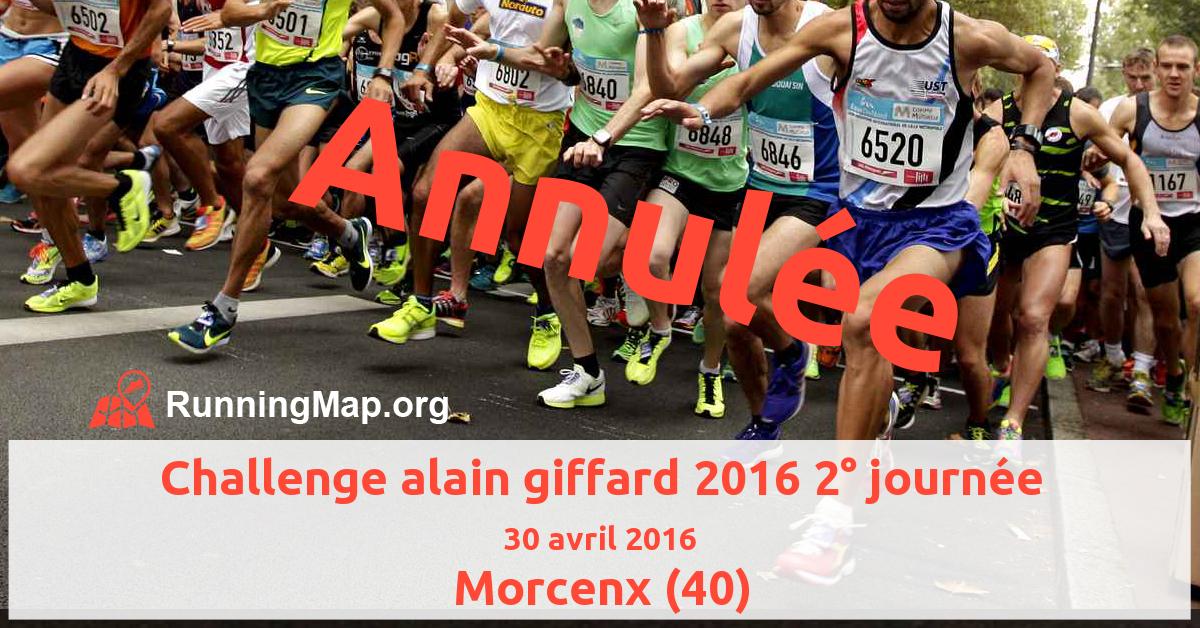 Challenge alain giffard 2016 2° journée