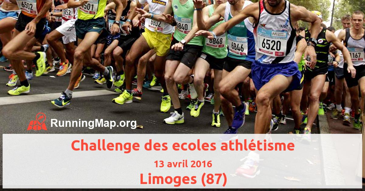 Challenge des ecoles athlétisme