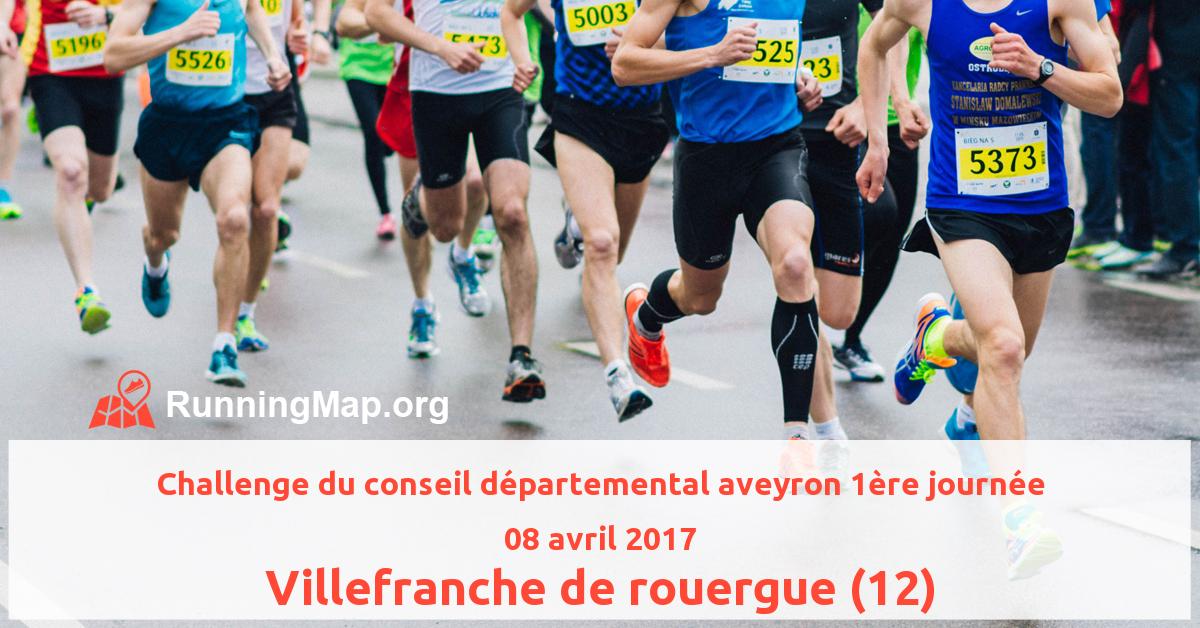 Challenge du conseil départemental aveyron 1ère journée