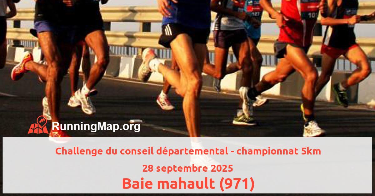Challenge du conseil départemental - championnat 5km
