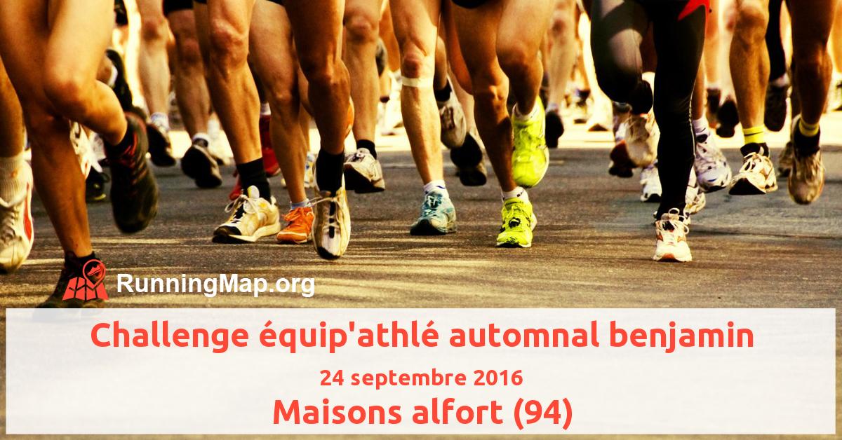 Challenge équip'athlé automnal benjamin