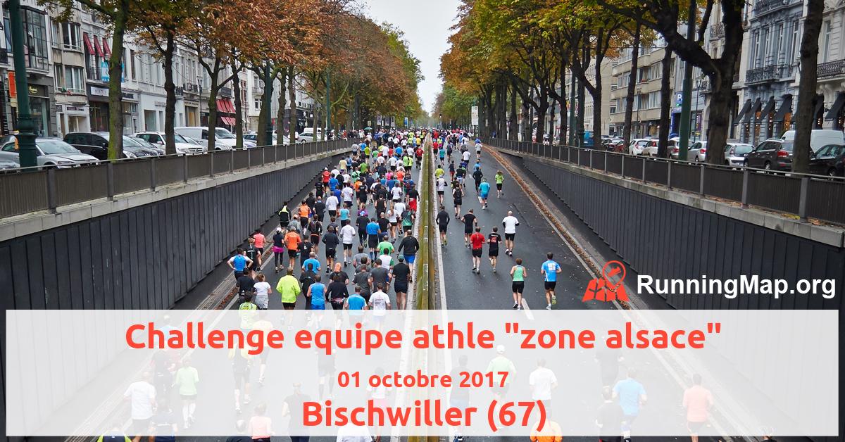 Challenge equipe athle zone alsace