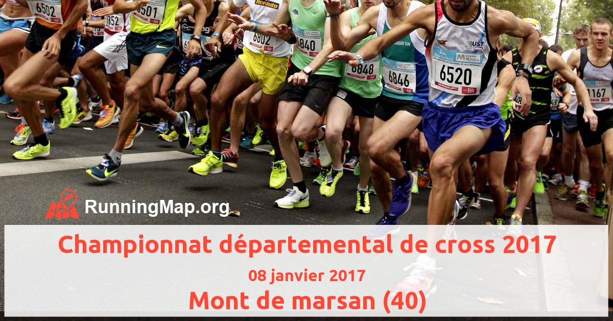 Championnat départemental de cross 2017