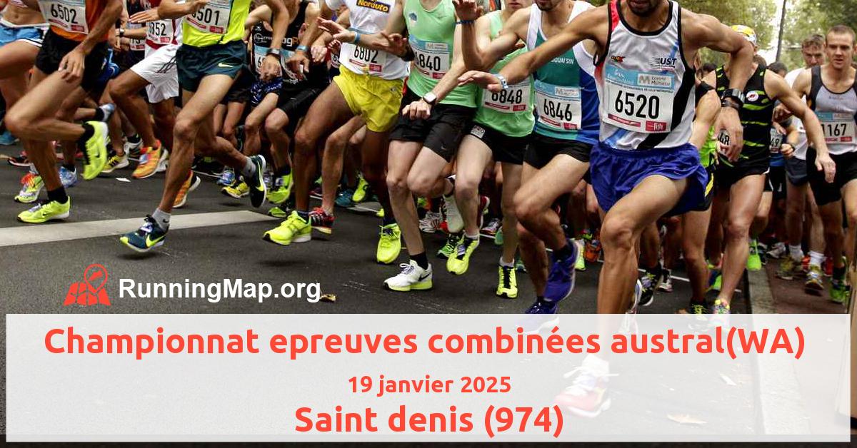 Championnat epreuves combinées austral(WA) 
