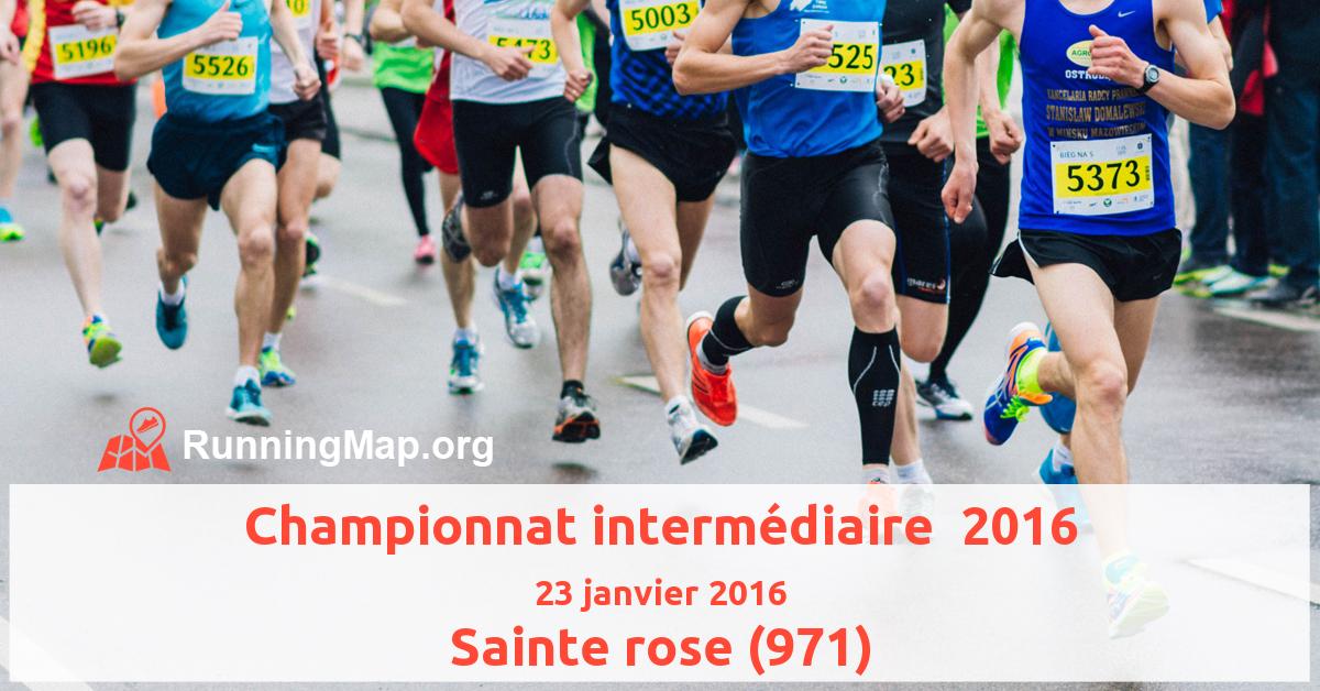 Championnat intermédiaire  2016