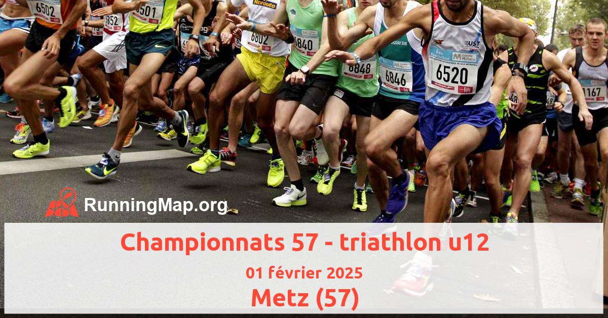 Championnats 57 - triathlon u12