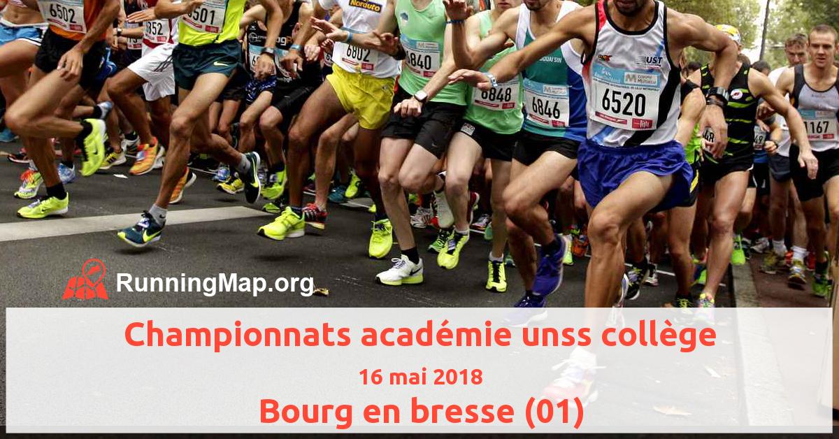 Championnats académie unss collège
