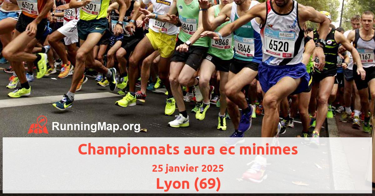 Championnats aura ec minimes