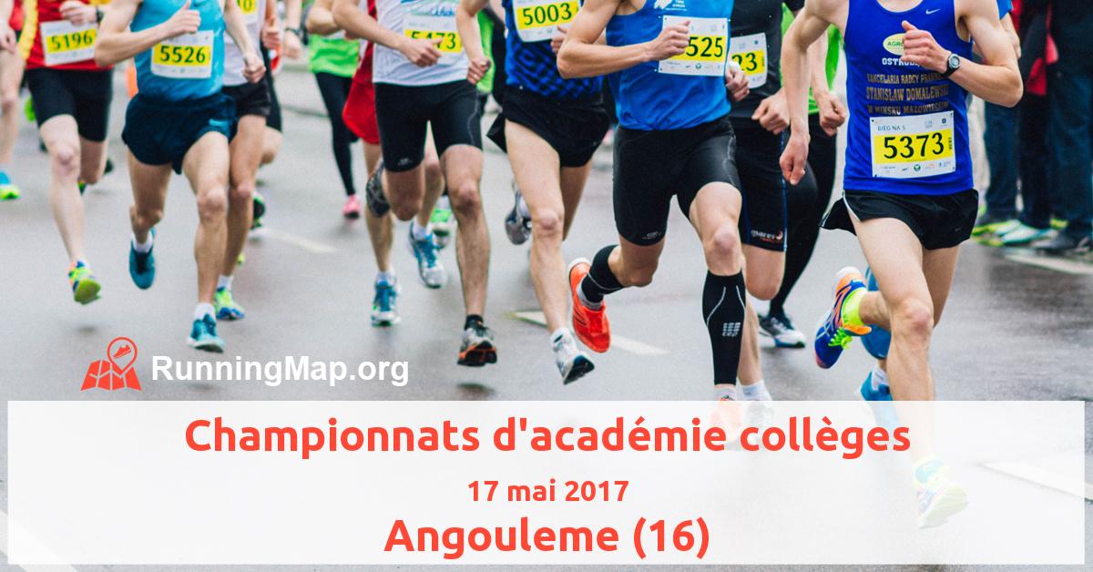Championnats d'académie collèges