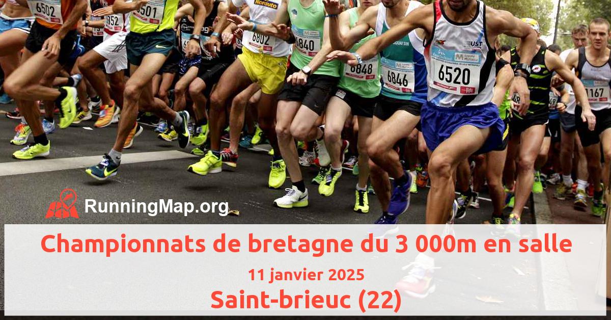 Championnats de bretagne du 3 000m en salle