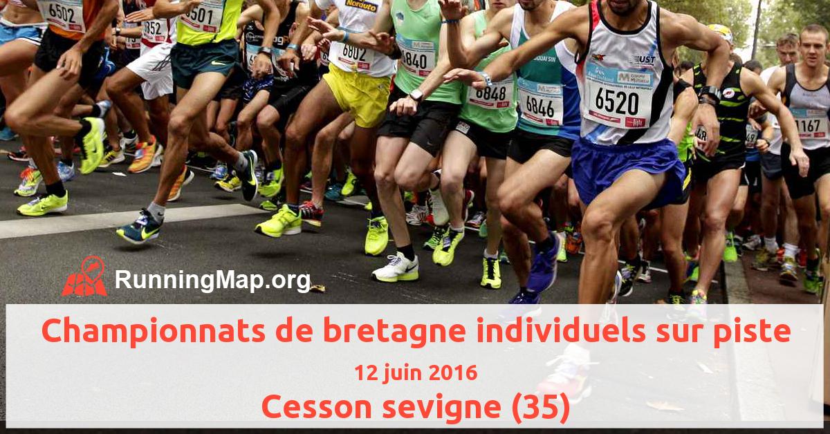 Championnats de bretagne individuels sur piste