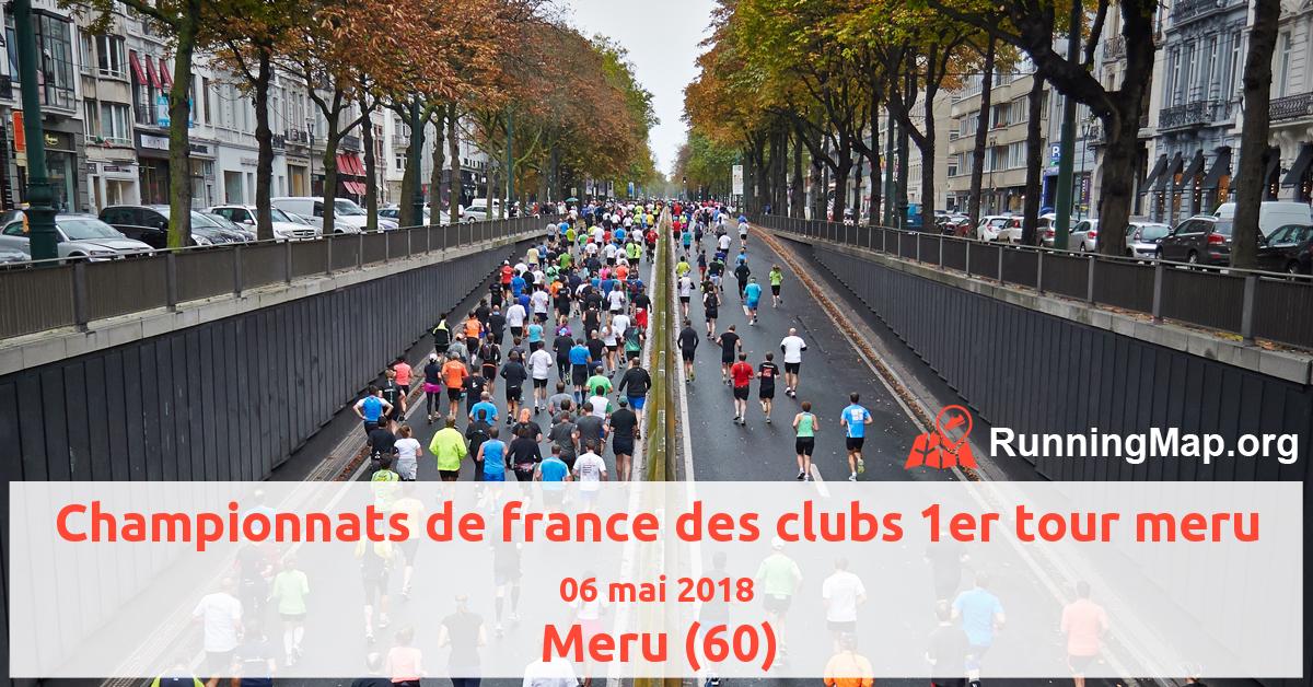 Championnats de france des clubs 1er tour meru