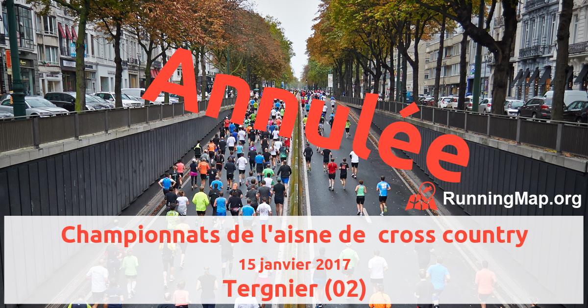 Championnats de l'aisne de  cross country