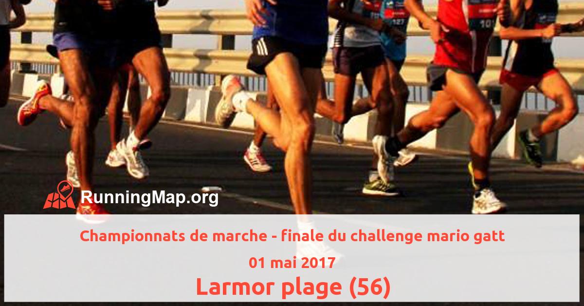 Championnats de marche - finale du challenge mario gatt