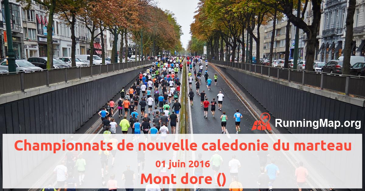 Championnats de nouvelle caledonie du marteau
