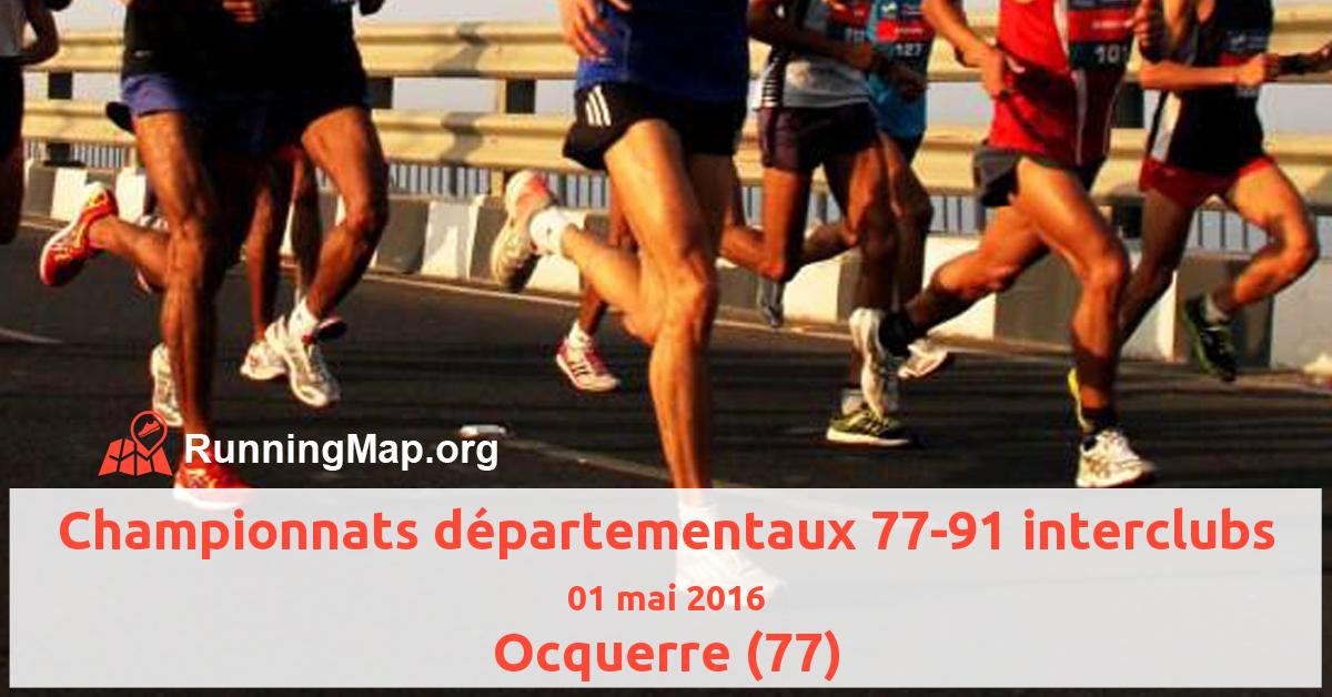 Championnats départementaux 77-91 interclubs