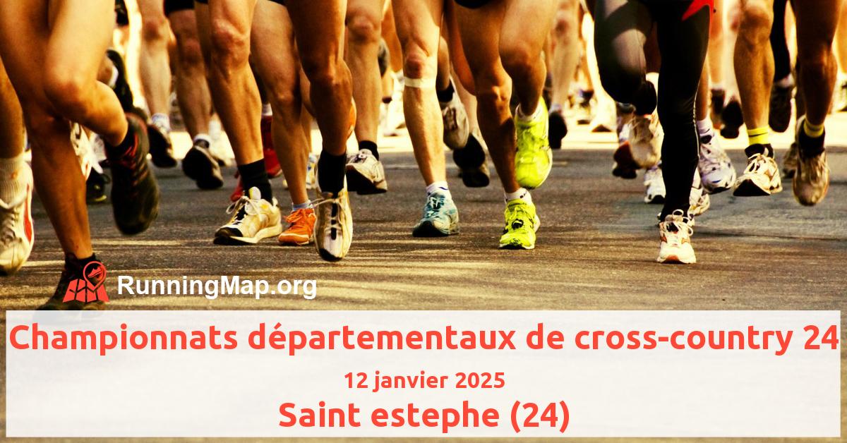 Championnats départementaux de cross-country 24