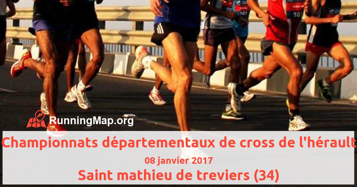 Championnats départementaux de cross de l'hérault