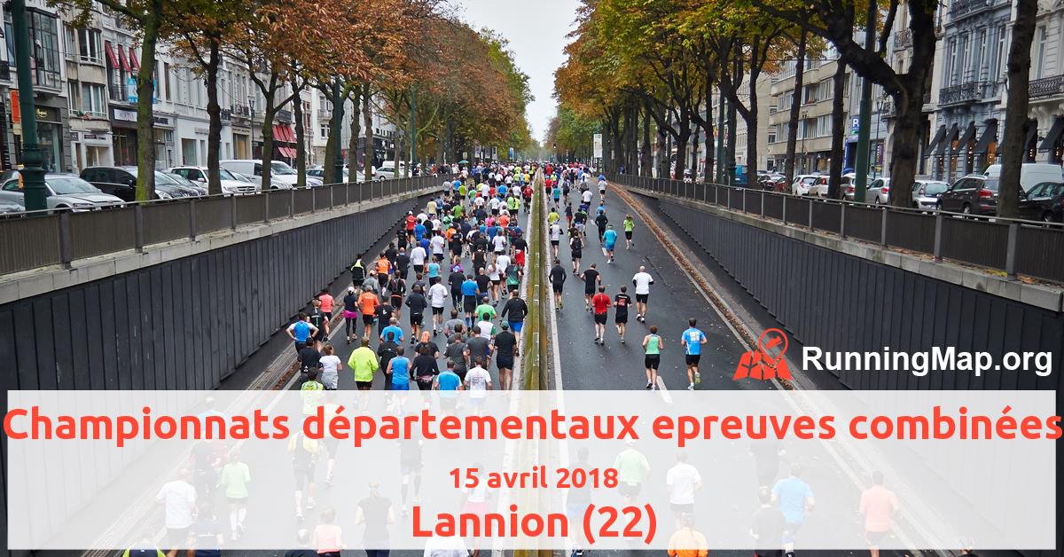 Championnats départementaux epreuves combinées