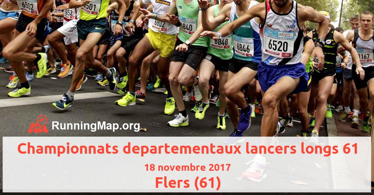 Championnats departementaux lancers longs 61