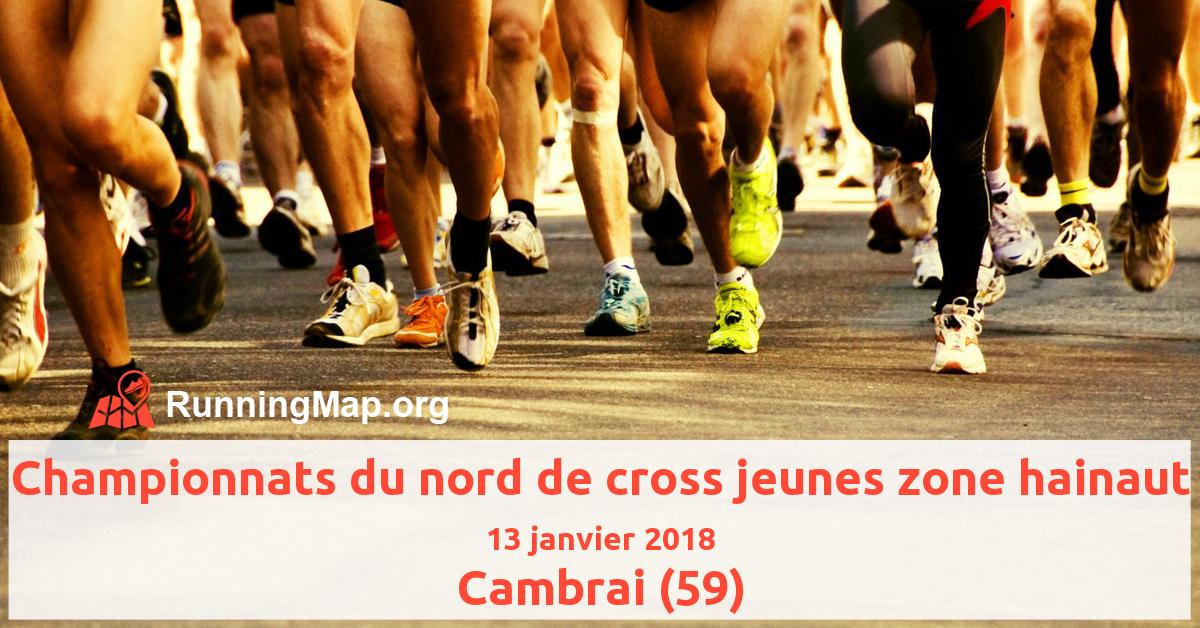 Championnats du nord de cross jeunes zone hainaut