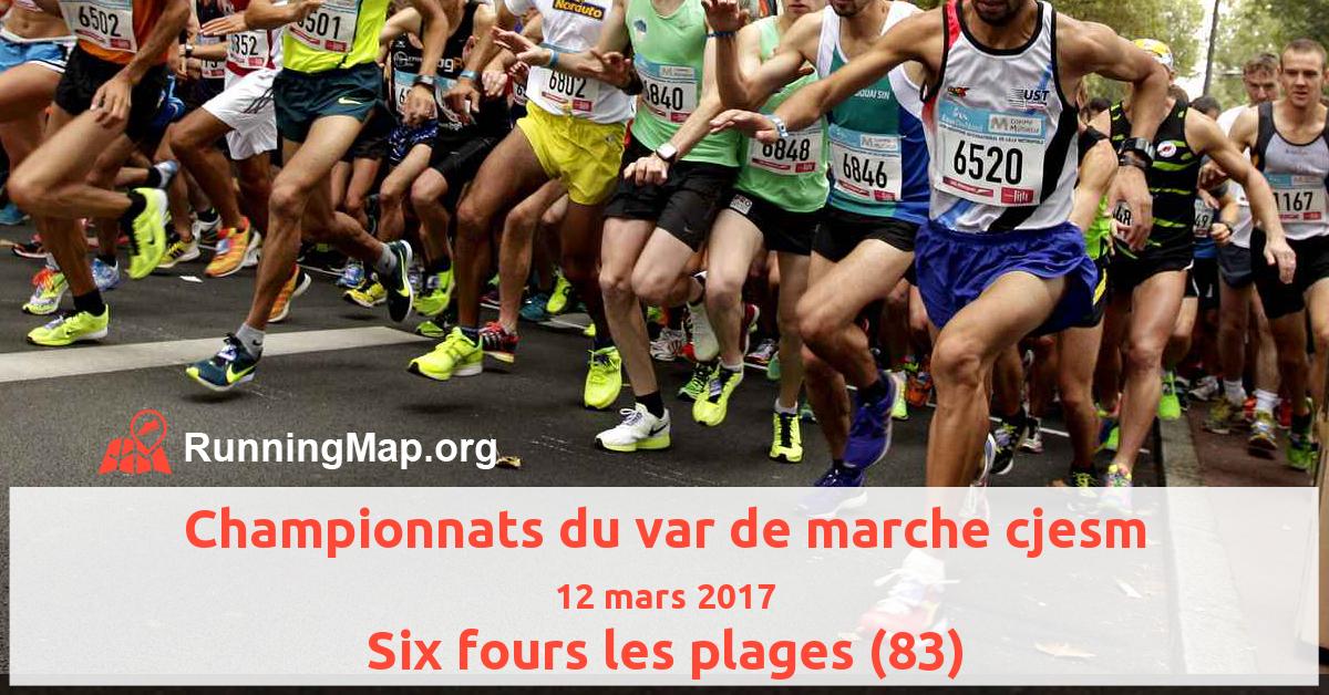 Championnats du var de marche cjesm