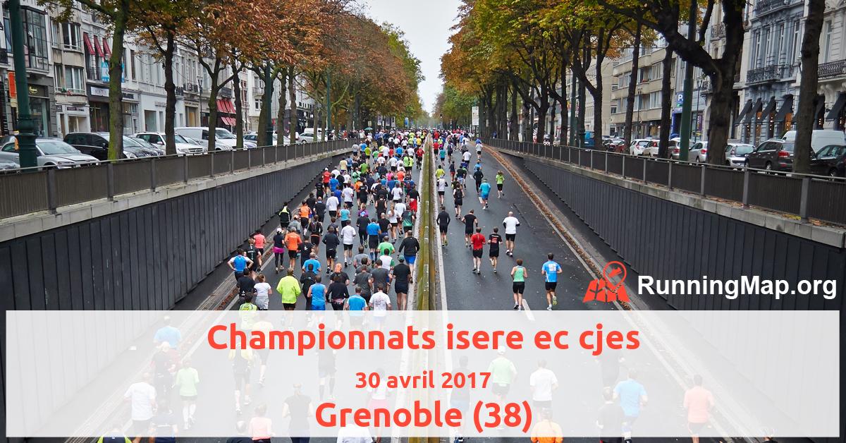 Championnats isere ec cjes