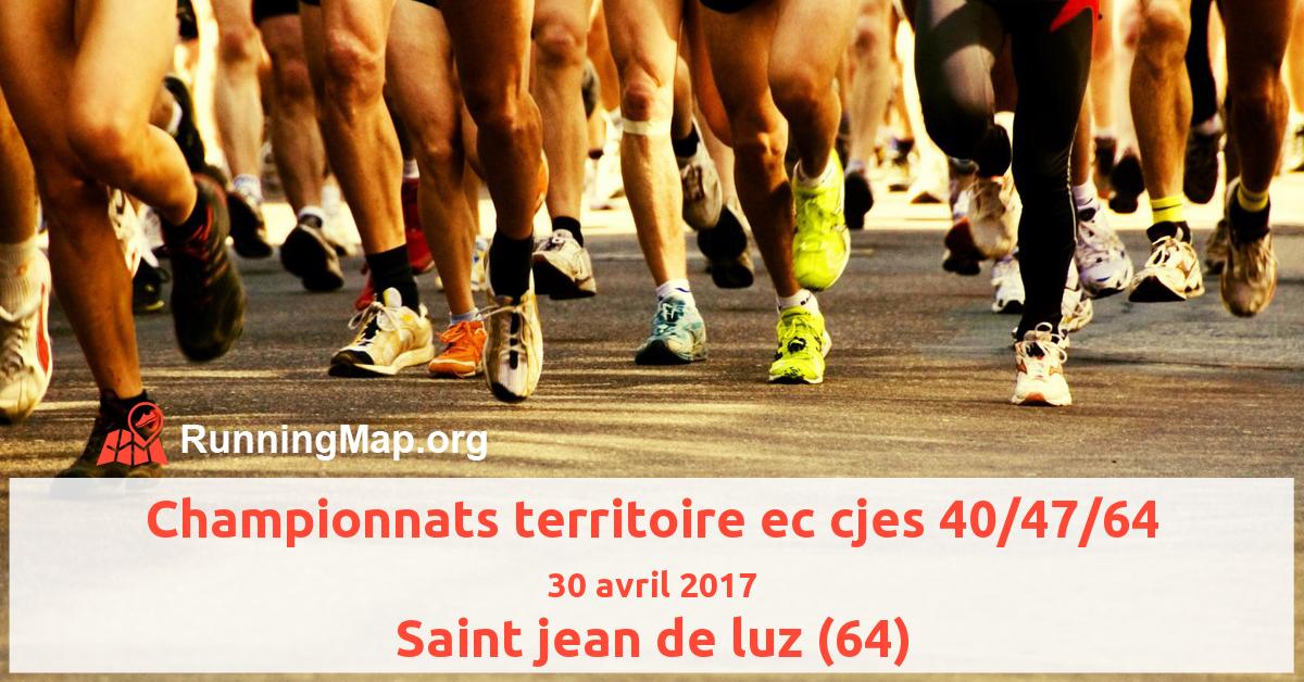 Championnats territoire ec cjes 40/47/64