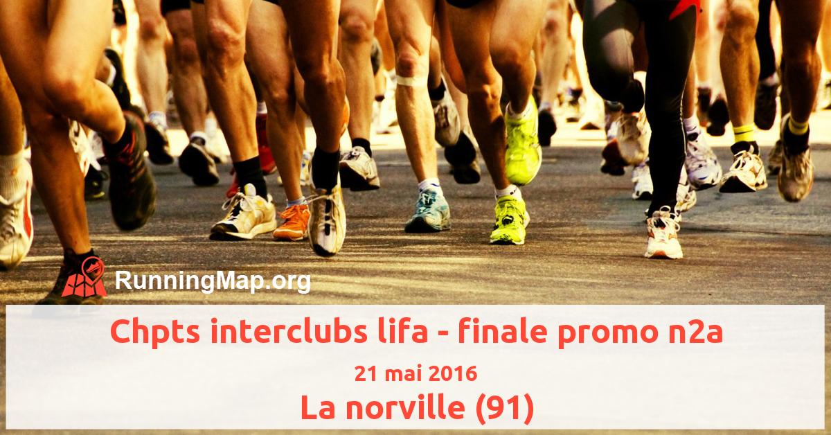 Chpts interclubs lifa - finale promo n2a