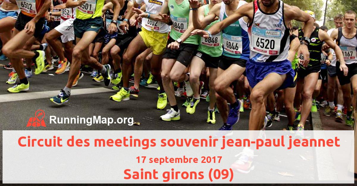 Circuit des meetings souvenir jean-paul jeannet