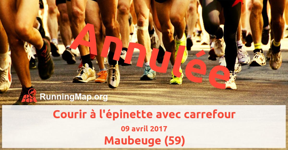 Courir à l'épinette avec carrefour