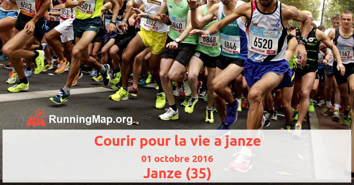 Courir pour la vie a janze