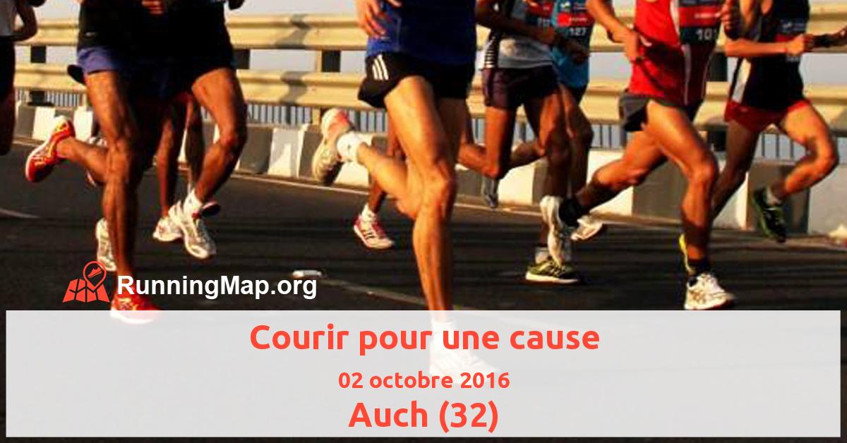 Courir pour une cause