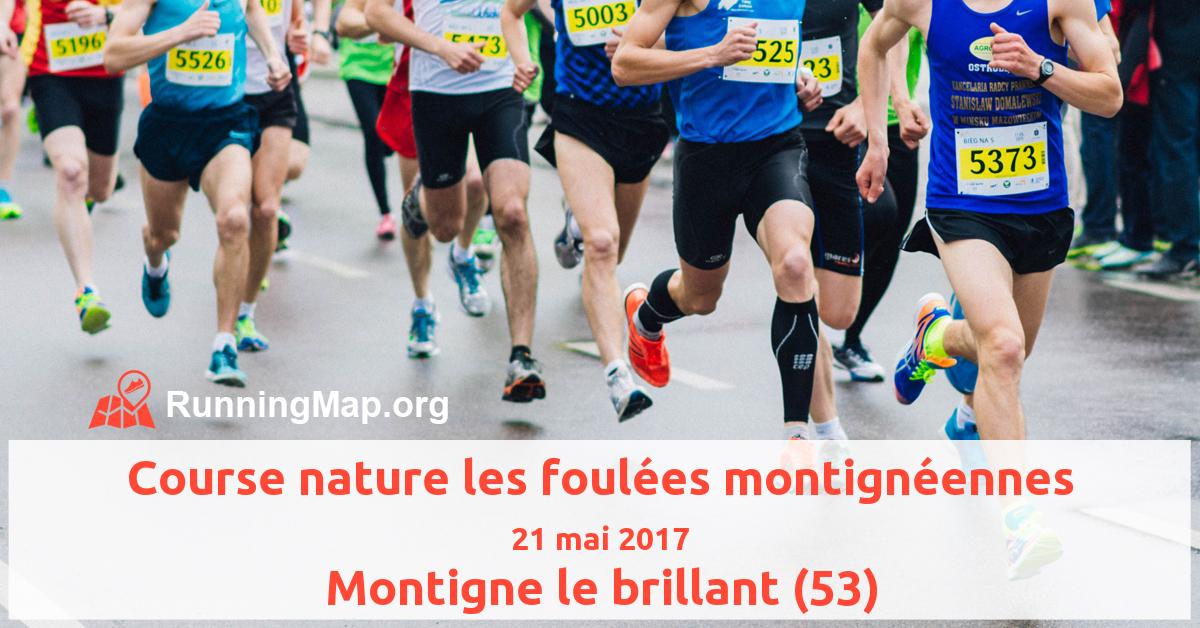 Course nature les foulées montignéennes