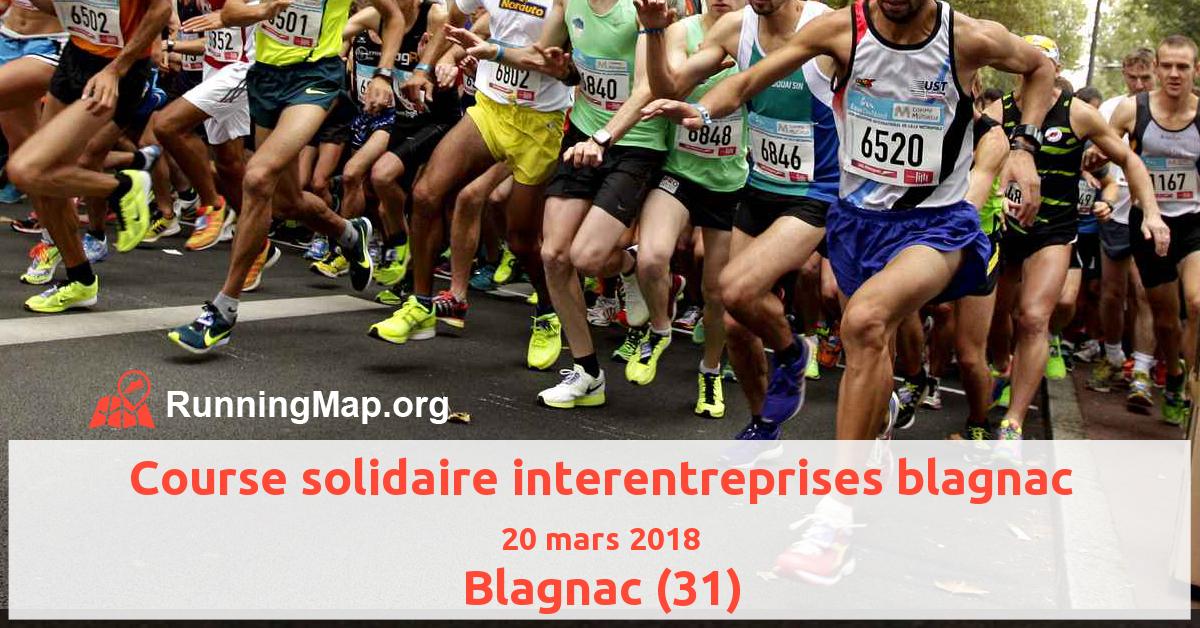 Course solidaire interentreprises blagnac