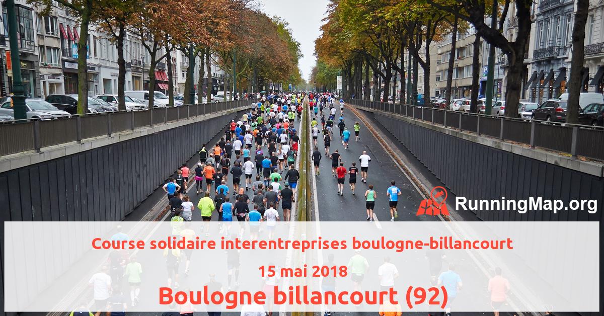 Course solidaire interentreprises boulogne-billancourt