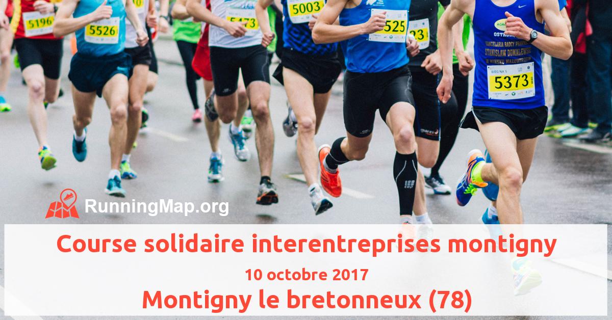 Course solidaire interentreprises montigny