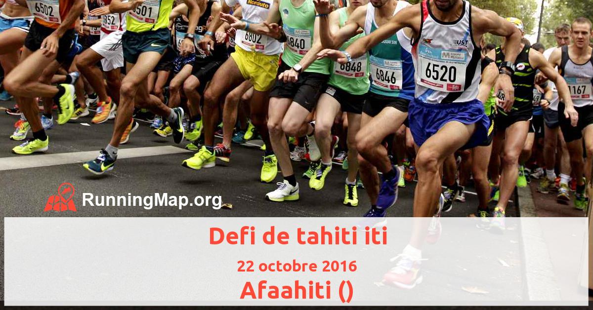 Defi de tahiti iti