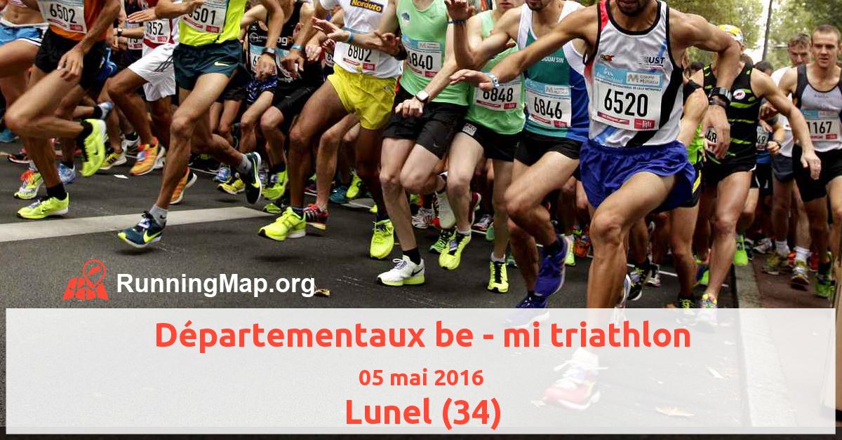 Départementaux be - mi triathlon